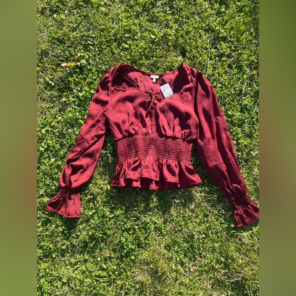 Self Esteem Maroon Blouse